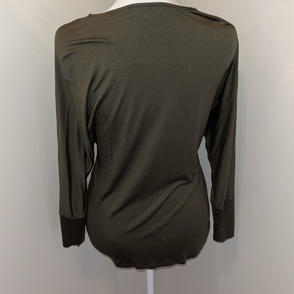 Women’s Calvin Klein green lace up top size XS - Picture 5 of 10